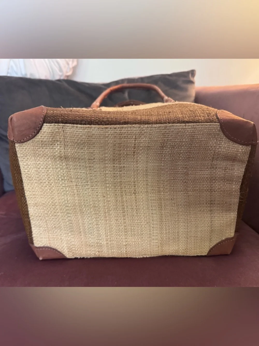100% Raffia handbag/tote. A summer must have! - Picture 5 of 8
